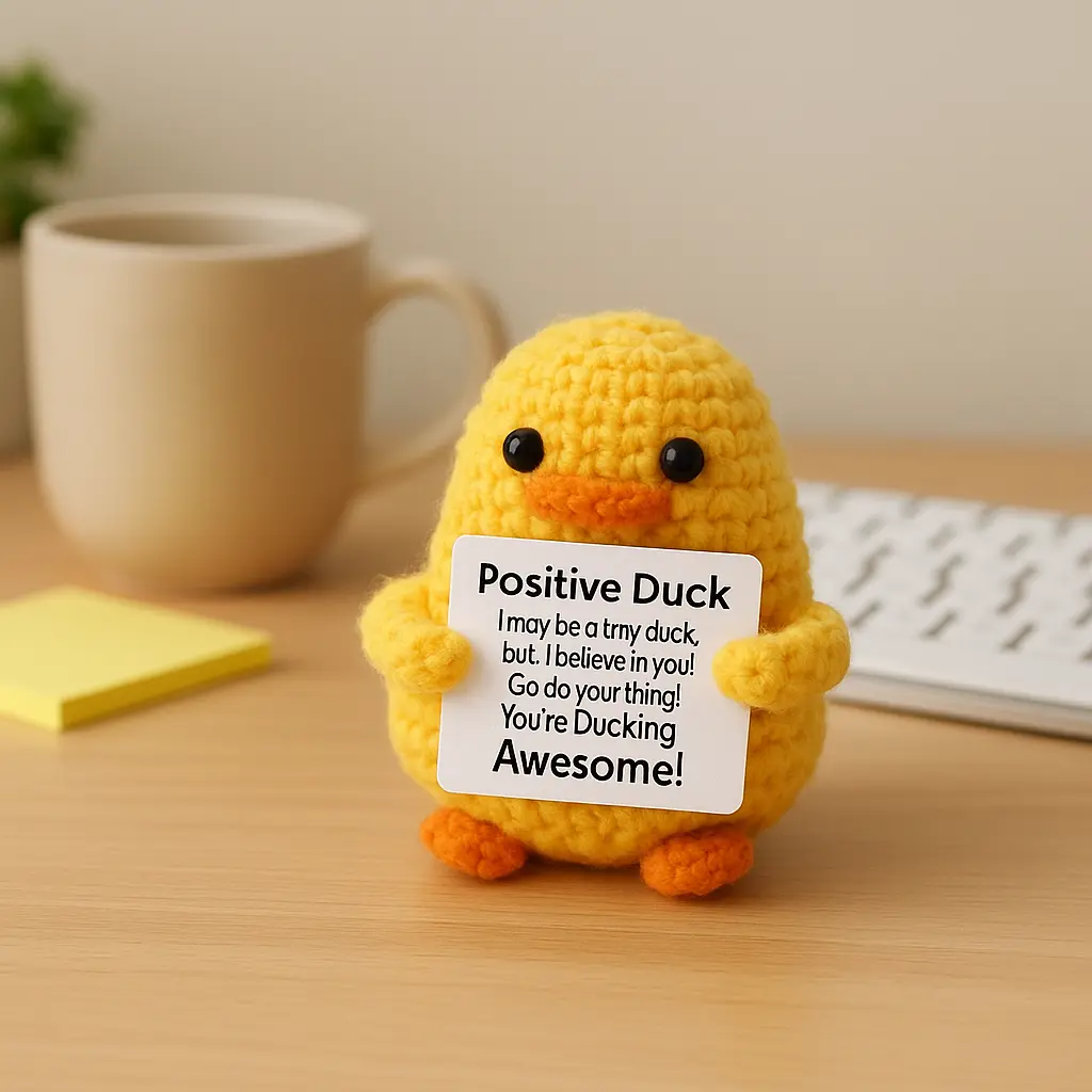 Positive Duck's Encouraging Message.webp